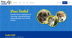 Desktop Screenshot of paws-united.com
