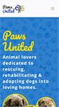Mobile Screenshot of paws-united.com